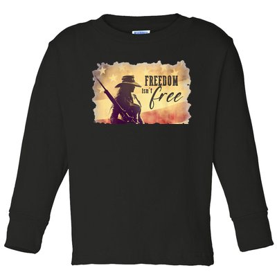 Freedom Isnt Free Toddler Long Sleeve Shirt