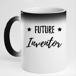 Future Inventor Funny Gift For Smart Students Cute Gift 11oz Black Color Changing Mug