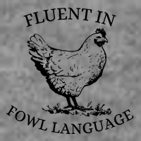 Fluent In Fowl Language 7-Panel Snapback Hat