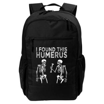 Funny I Found This Humerus Boo Ghost Halloween Costume Backpack