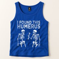 Funny I Found This Humerus Boo Ghost Halloween Costume Tank Top