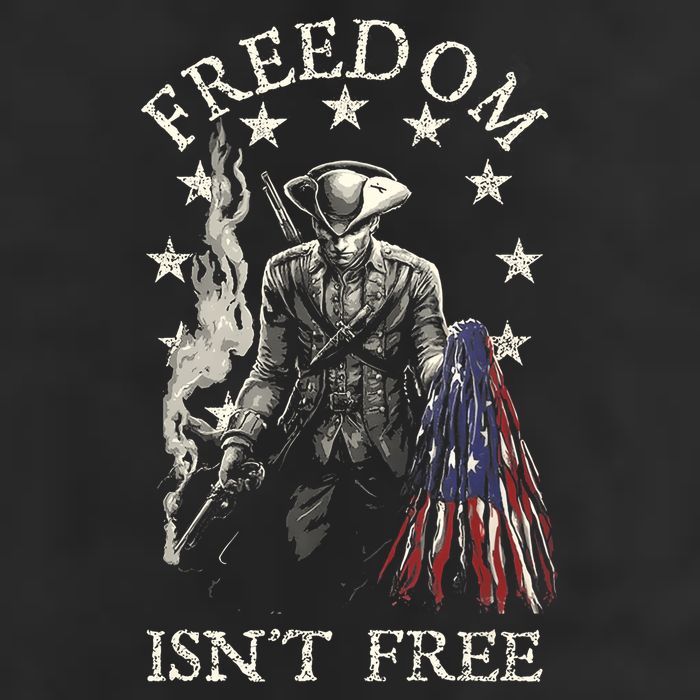 Freedom Isnt Free 7 Panel Mesh Trucker Snapback Hat