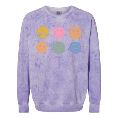 Face Icon Colorblast Crewneck Sweatshirt