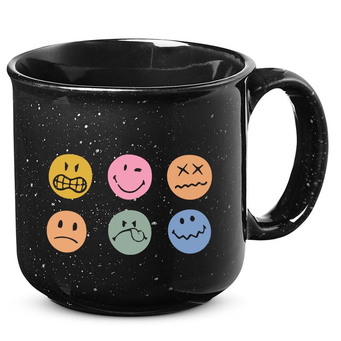 Face Icon 15oz Campfire Ceramic Mug