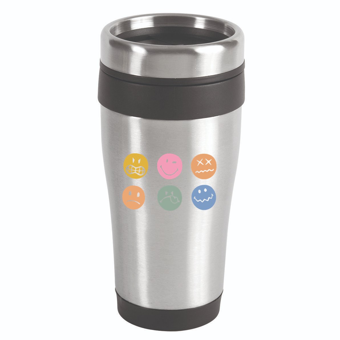Face Icon 16oz Travel Tumbler