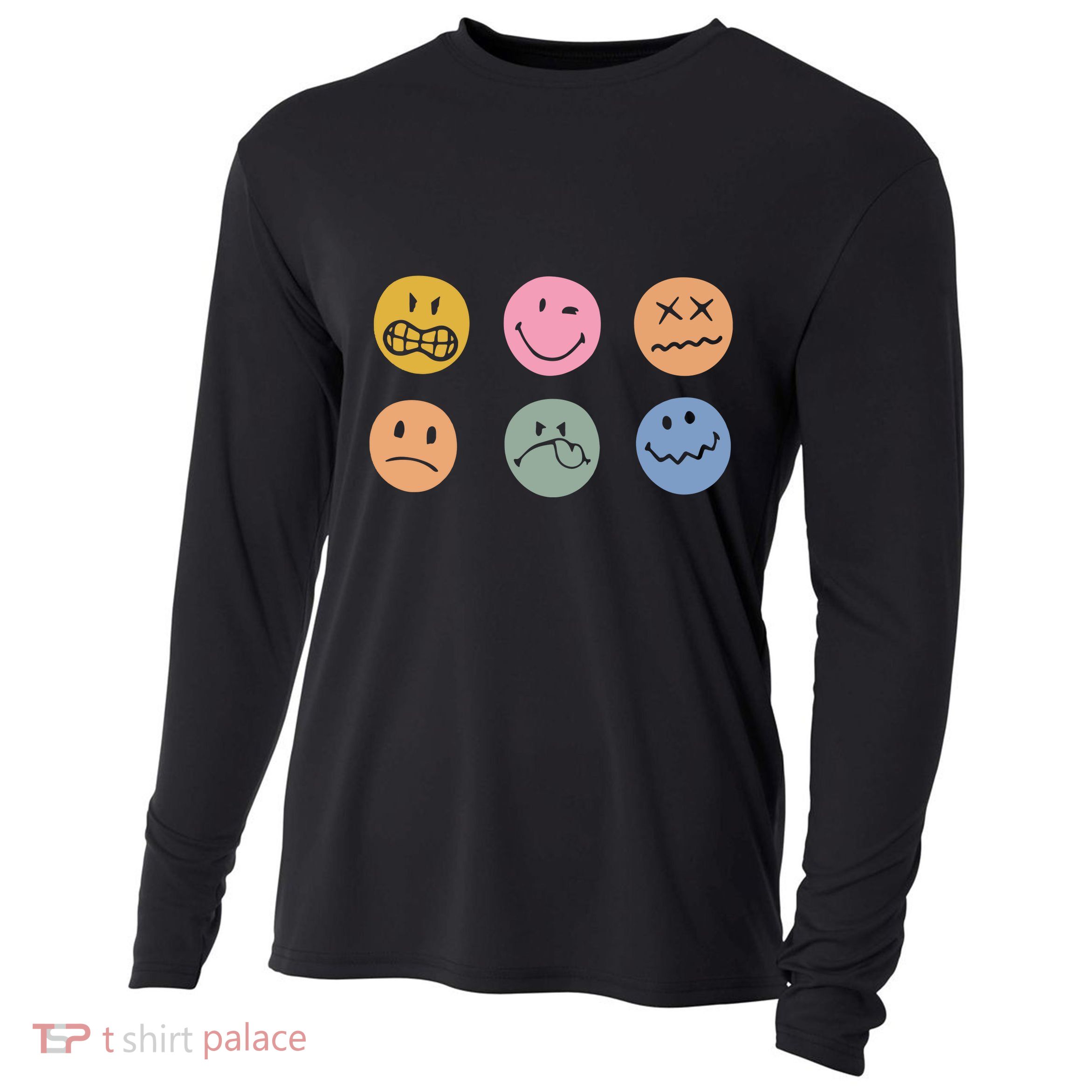 Face Icon Cooling Performance Long Sleeve Crew