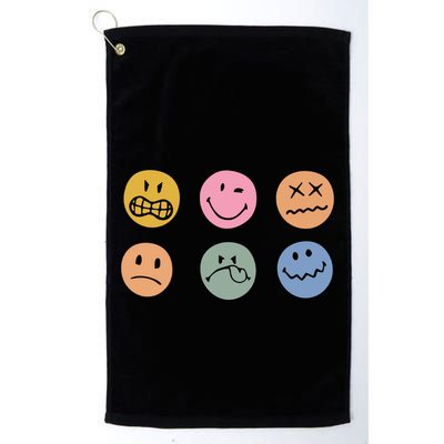 Face Icon Golf Towel