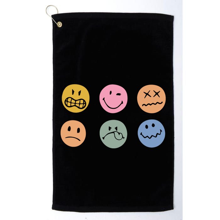 Face Icon Golf Towel