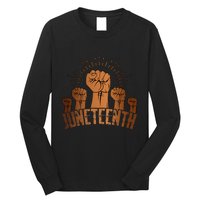 Free Ish Fist Juneteenth Melanin Black History Long Sleeve Shirt