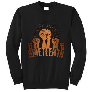 Free Ish Fist Juneteenth Melanin Black History Sweatshirt