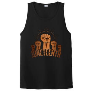 Free Ish Fist Juneteenth Melanin Black History PosiCharge Competitor Tank