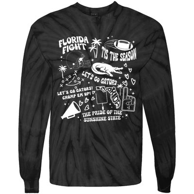 Florida Inspired Tie-Dye Long Sleeve Shirt