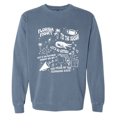 Florida Inspired Garment-Dyed Sweatshirt