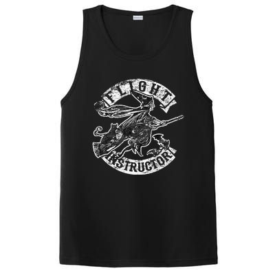 Flight Instructor Funny Halloween Witch Costume Gift PosiCharge Competitor Tank