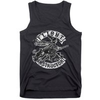 Flight Instructor Funny Halloween Witch Costume Gift Tank Top