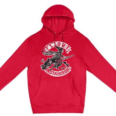 Flight Instructor Funny Halloween Witch Costume Gift Premium Pullover Hoodie