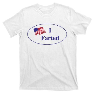 Funny I Farted Funny Gas Prices Funny Memes Us Flag T-Shirt