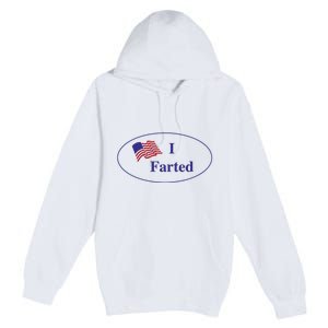 Funny I Farted Funny Gas Prices Funny Memes Us Flag Premium Pullover Hoodie