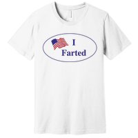 Funny I Farted Funny Gas Prices Funny Memes Us Flag Premium T-Shirt