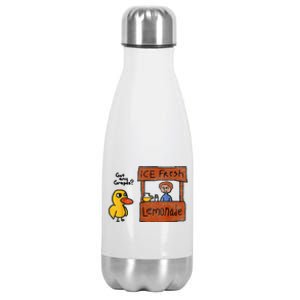 Funny Ice Fresh Lemonade Got Any Grapes Duck Stainless Steel Insulated Water Bottle