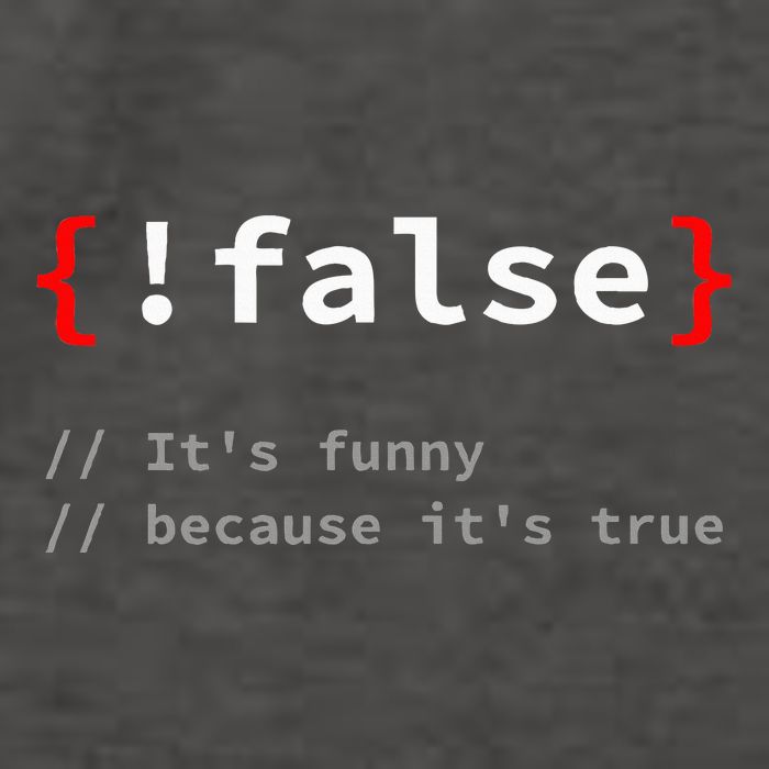 False ItS Funny Because ItS True Programmer Humor Vector Backpack