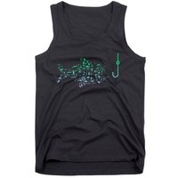 Fishing Icon For Fisherman Fish Hook Fishing Tank Top