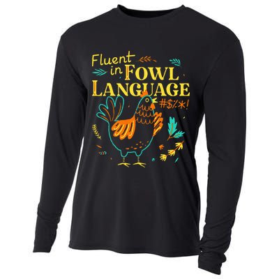 Fluent In Fowl Language Cooling Performance Long Sleeve Crew