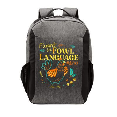 Fluent In Fowl Language Vector Backpack