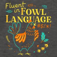 Fluent In Fowl Language Vector Backpack