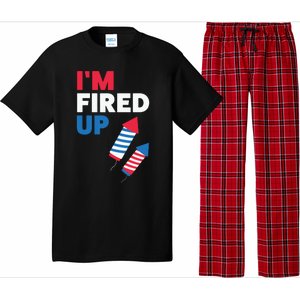 Fireworks Im Fired Up 4th Of July Pajama Set