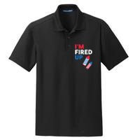 Fireworks Im Fired Up 4th Of July Dry Zone Grid Polo