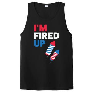 Fireworks Im Fired Up 4th Of July PosiCharge Competitor Tank