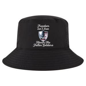 Freedom Isn't Free Honor The Fallen Soldiers Veterans Day Meaningful Gift Cool Comfort Performance Bucket Hat