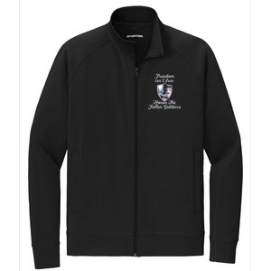 Freedom Isn't Free Honor The Fallen Soldiers Veterans Day Meaningful Gift Stretch Full-Zip Cadet Jacket