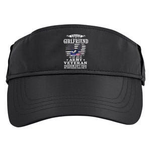 Freedom Isn't Free Proud Friend Of An Army Veteran Gift Adult Drive Performance Visor