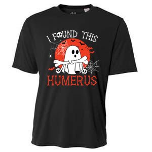 Funny I Found This Humerus Boo Ghost Halloween Costume Cooling Performance Crew T-Shirt