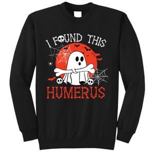 Funny I Found This Humerus Boo Ghost Halloween Costume Sweatshirt