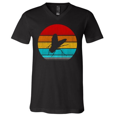 Fly Insect V-Neck T-Shirt