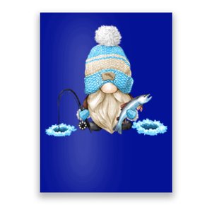 Funny Ice Fishing Tee With Family Christmas Gnome Gift Poster