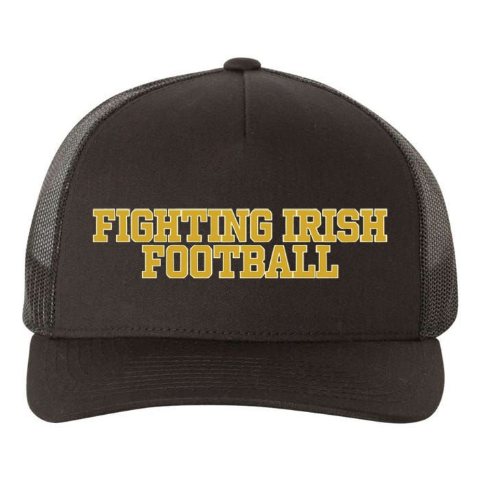 Fighting Irish Football Yupoong Adult 5-Panel Trucker Hat