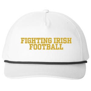 Fighting Irish Football Snapback Five-Panel Rope Hat