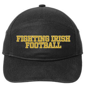 Fighting Irish Football 7-Panel Snapback Hat