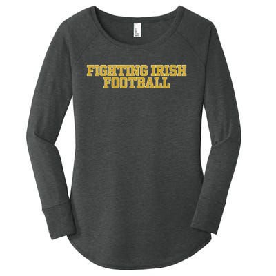 Fighting Irish Football Women's Perfect Tri Tunic Long Sleeve Shirt