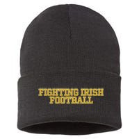 Fighting Irish Football Sustainable Knit Beanie