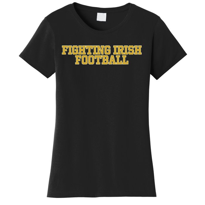 Fighting Irish Football Women's T-Shirt