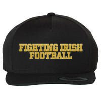 Fighting Irish Football Wool Snapback Cap