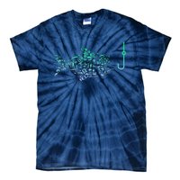 Fishing Icon For Fisherman Fish Hook Fishing Tie-Dye T-Shirt