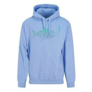 Fishing Icon For Fisherman Fish Hook Fishing Unisex Surf Hoodie