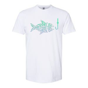 Fishing Icon For Fisherman Fish Hook Fishing Softstyle CVC T-Shirt