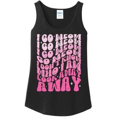 Funny I Go Meow Singing Cat Meme Cats Lovers Ladies Essential Tank